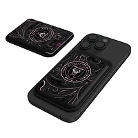 Keyscaper  Black Inter Miami CF Magnetic Credit Card Wallet