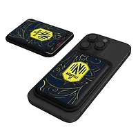 Keyscaper  Black Nashville SC Magnetic Credit Card Wallet