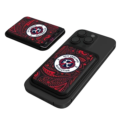 Keyscaper  Black New England Revolution Magnetic Credit Card Wallet
