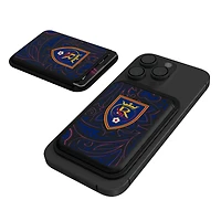 Keyscaper  Black Real Salt Lake Magnetic Credit Card Wallet