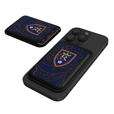 Keyscaper  Black Real Salt Lake Magnetic Credit Card Wallet
