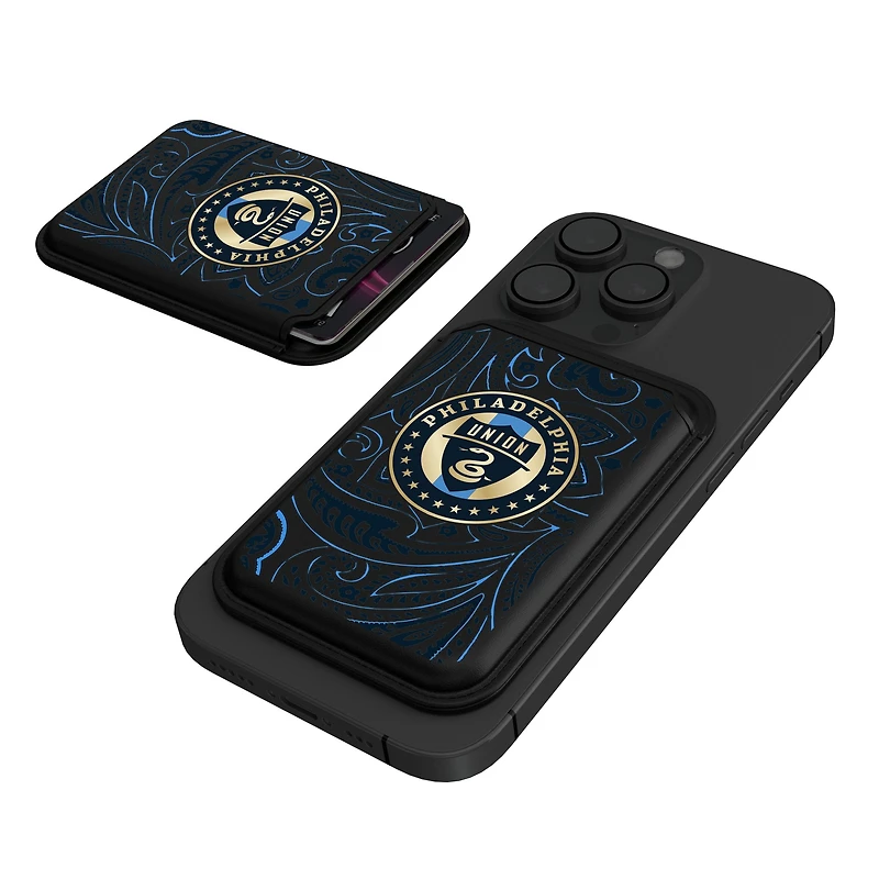 Keyscaper  Black Philadelphia Union Magnetic Credit Card Wallet