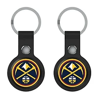 Keyscaper  Black Denver Nuggets Two-Pack AirTag Holders