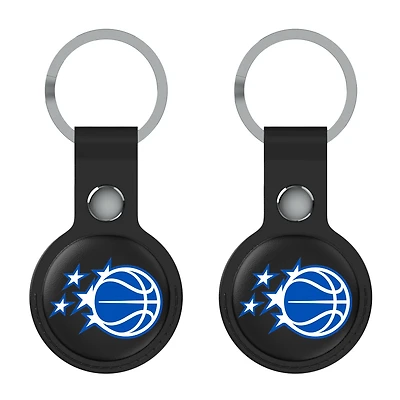 Keyscaper  Black Orlando Magic Two-Pack AirTag Holders