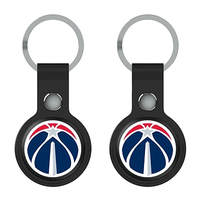 Keyscaper  Black Washington Wizards Two-Pack AirTag Holders