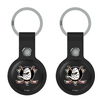 Keyscaper  Black Anaheim Ducks Two-Pack AirTag Holders