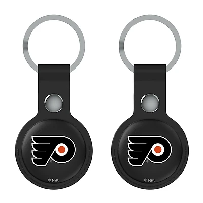 Keyscaper  Black Philadelphia Flyers Two-Pack AirTag Holders