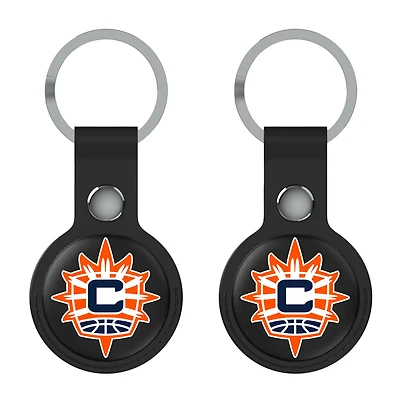 Keyscaper  Black Connecticut Sun Two-Pack AirTag Holders