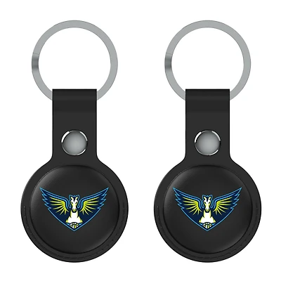 Keyscaper  Black Dallas Wings Two-Pack AirTag Holders