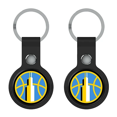 Keyscaper  Black Chicago Sky Two-Pack AirTag Holders