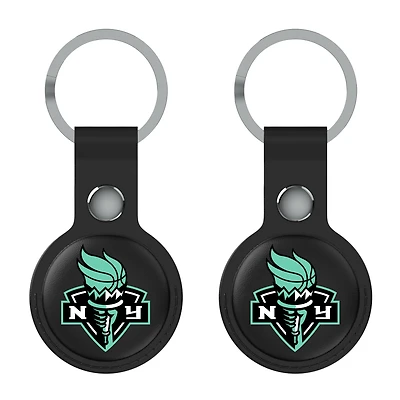 Keyscaper  Black New York Liberty Two-Pack AirTag Holders