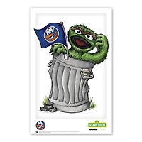 Oscar the Grouch New York Islanders 11" x 17" Poster Print