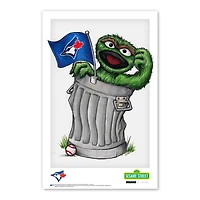 Oscar the Grouch Toronto Blue Jays 11" x 17" Poster Print