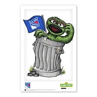 Oscar the Grouch New York Rangers 11" x 17" Poster Print