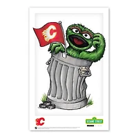 Oscar the Grouch Calgary Flames 11" x 17" Poster Print