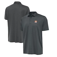 Men's Antigua  Pewter Houston Astros Eclipse Polo