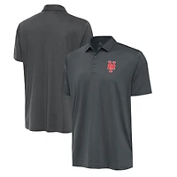 Men's Antigua  Pewter New York Mets Eclipse Polo