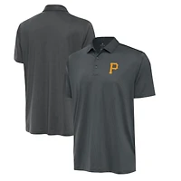 Men's Antigua  Pewter Pittsburgh Pirates Eclipse Polo