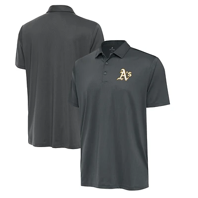 Men's Antigua  Pewter Athletics Eclipse Polo