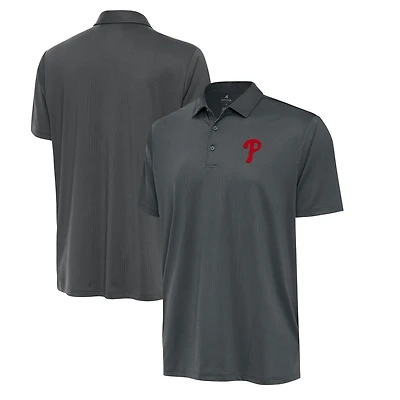 Men's Antigua  Pewter Philadelphia Phillies Eclipse Polo