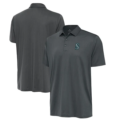 Men's Antigua  Pewter Seattle Mariners Eclipse Polo