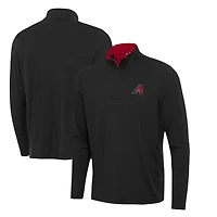 Men's Antigua  Black Arizona Diamondbacks Content Quarter-Zip Top