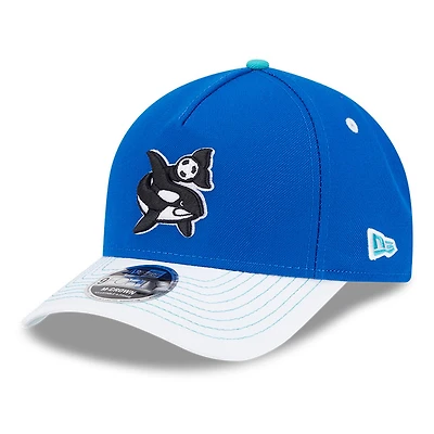 Youth New Era  Blue Seattle Sounders FC 2025 Jersey Hook 9FORTY M-Crown Adjustable Hat