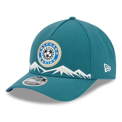 Youth New Era  Green Colorado Rapids 2025 Jersey Hook 9FORTY M-Crown Adjustable Hat