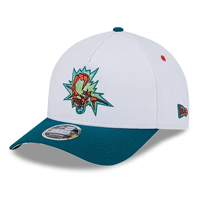 Youth New Era  White San Jose Earthquakes 2025 Jersey Hook 9FORTY M-Crown Adjustable Hat