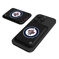 Keyscaper  Black Winnipeg Jets Magnetic Credit Card Wallet
