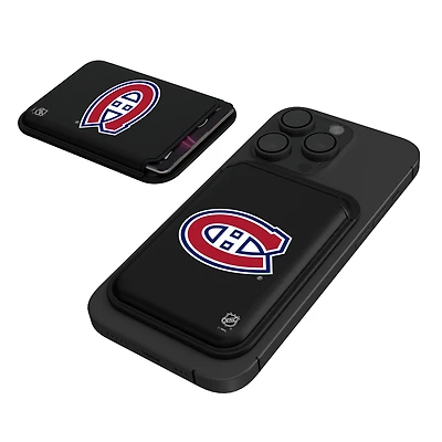 Keyscaper  Black Montreal Canadiens Magnetic Credit Card Wallet