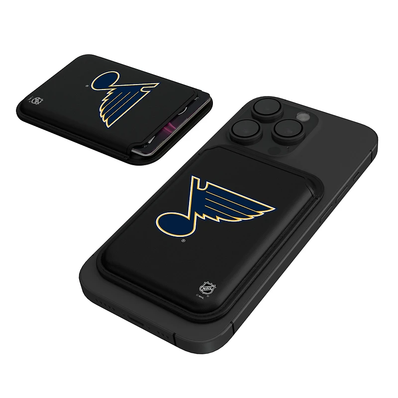 Keyscaper  Black St. Louis Blues Magnetic Credit Card Wallet