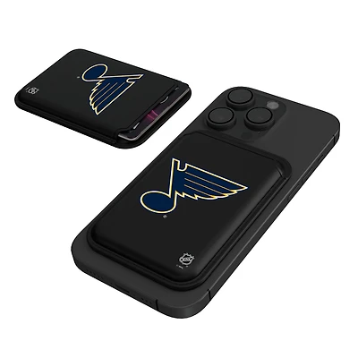 Keyscaper  Black St. Louis Blues Magnetic Credit Card Wallet