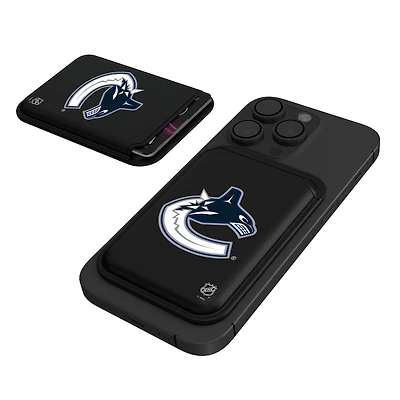 Keyscaper  Black Vancouver Canucks Magnetic Credit Card Wallet
