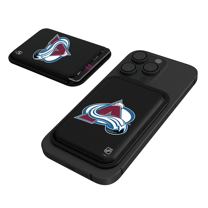 Keyscaper Black Colorado Avalanche Magnetic Credit Card Wallet