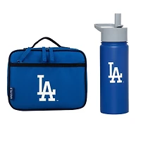 Wildkin  Los Angeles Dodgers 18oz. Water Bottle & Lunch Box Set
