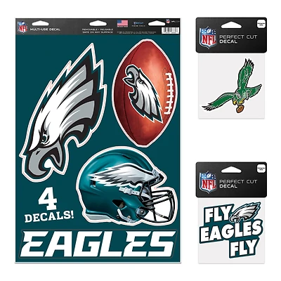 WinCraft Philadelphia Eagles Decal Variety Pack