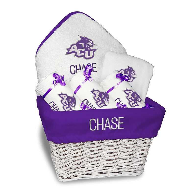 Chad & Jake Abilene Christian University Wildcats Team Personalized Medium Gift Basket
