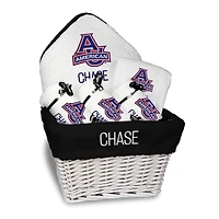 Chad & Jake American University Eagles Team Personalized Medium Gift Basket