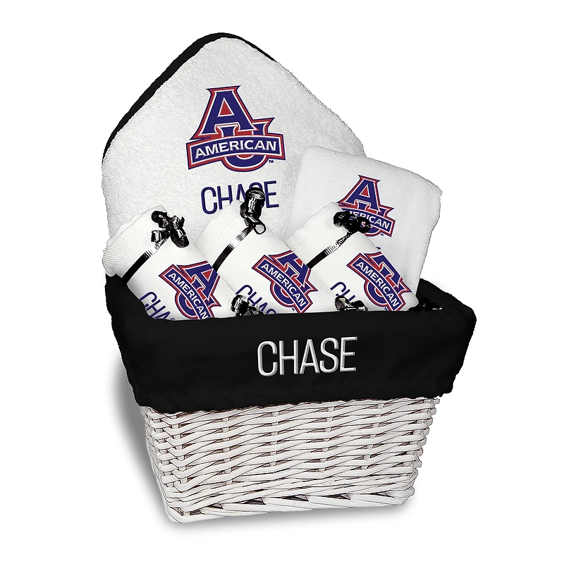 Chad & Jake American University Eagles Team Personalized Medium Gift Basket