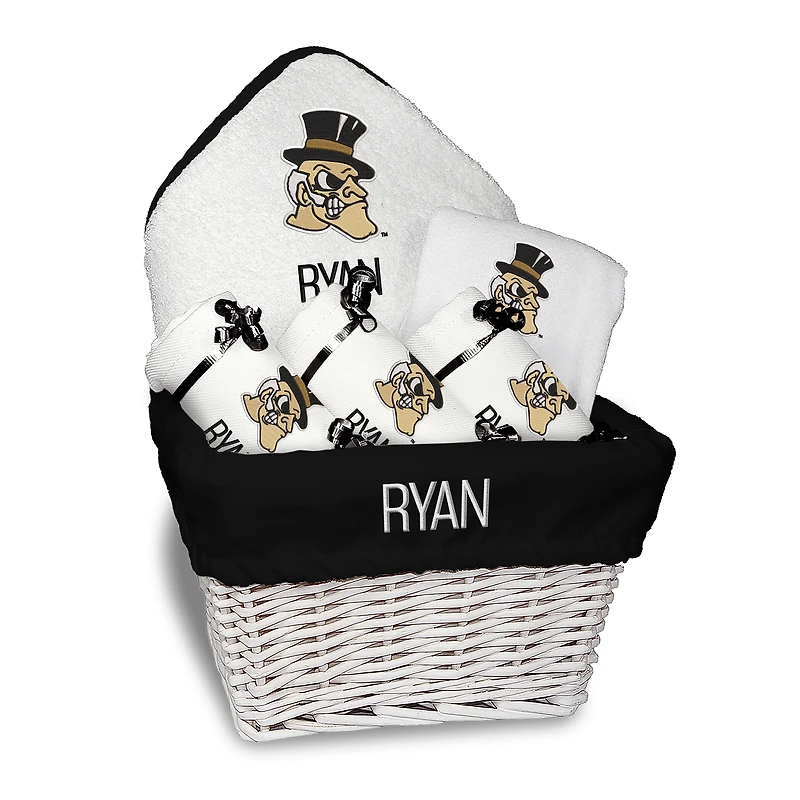 Chad & Jake Wake Forest Demon Deacons Team Personalized Medium Gift Basket