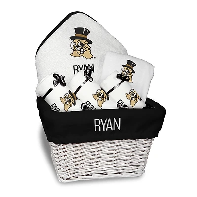 Chad & Jake Wake Forest Demon Deacons Team Personalized Medium Gift Basket