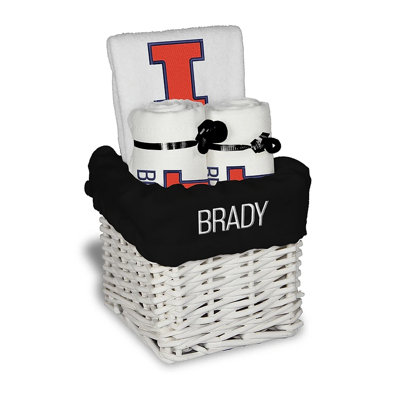 Chad & Jake Illinois Fighting Illini Personalized Small Gift Basket