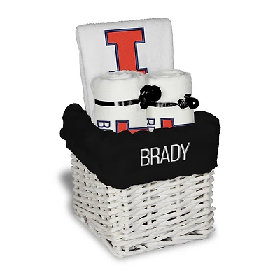 Chad & Jake Illinois Fighting Illini Personalized Small Gift Basket