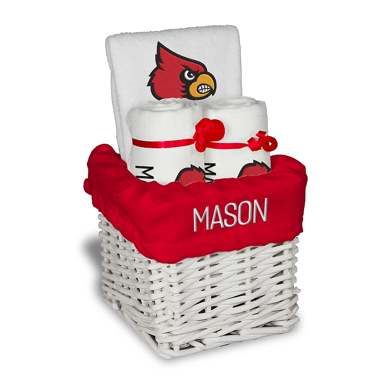 Chad & Jake Louisville Cardinals Personalized Small Gift Basket