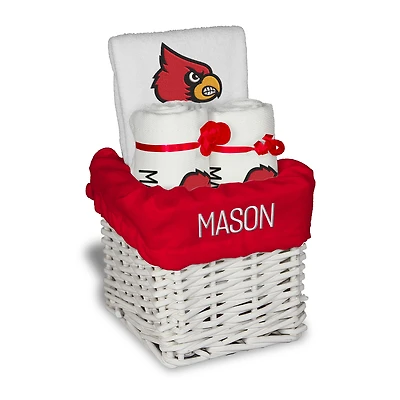 Chad & Jake Louisville Cardinals Personalized Small Gift Basket