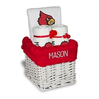 Chad & Jake Louisville Cardinals Personalized Small Gift Basket