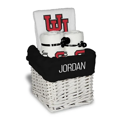 Chad & Jake Utah Utes Personalized Small Gift Basket