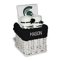 Chad & Jake Michigan State Spartans Personalized Small Gift Basket