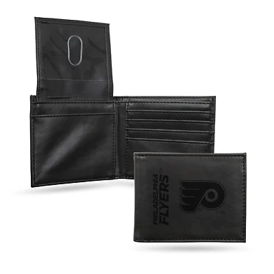 Philadelphia Flyers Laser Engraved Billfold Wallet
